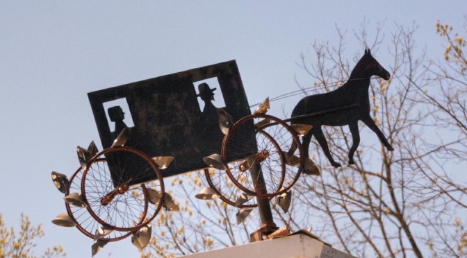 Amish Buggy Whirligig Weathervane