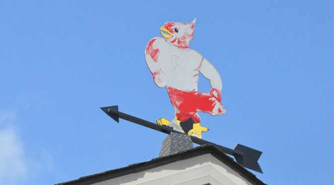 Fredericktown Freddy Mascot Weathervane