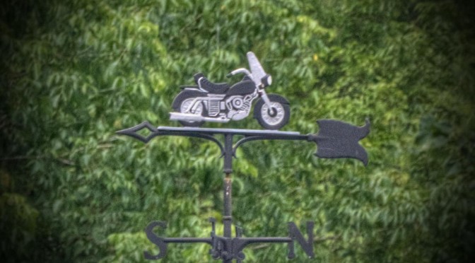 Motorcycle Weathervane