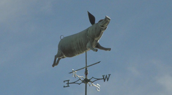 Pig Weathervane