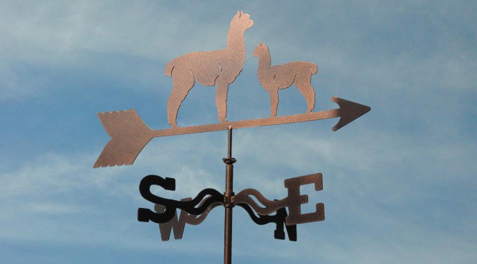 Alpaca Weathervane