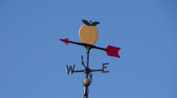 Peach Weathervane